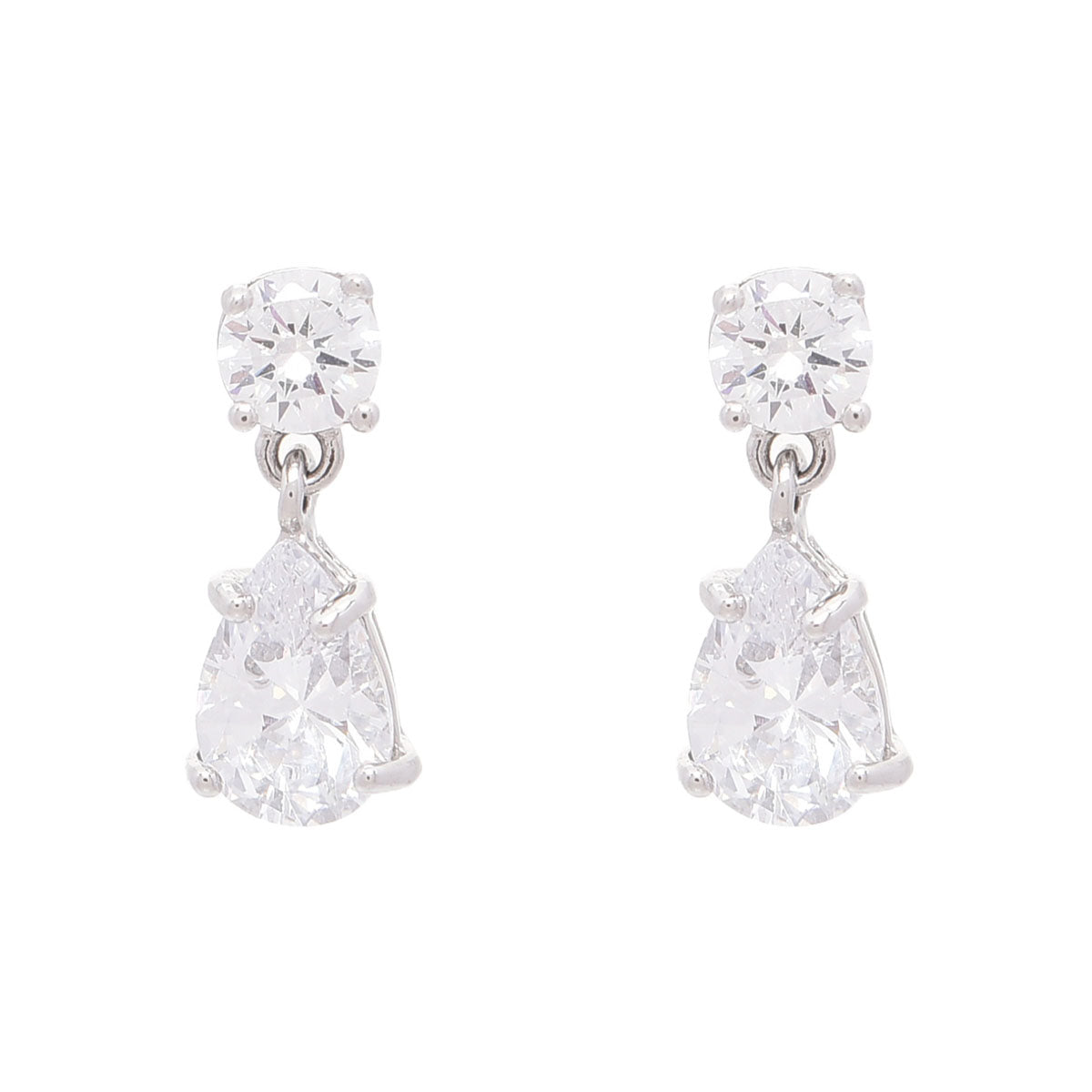 ARETES GIVENCHY BASIC SILVER PLATEADO