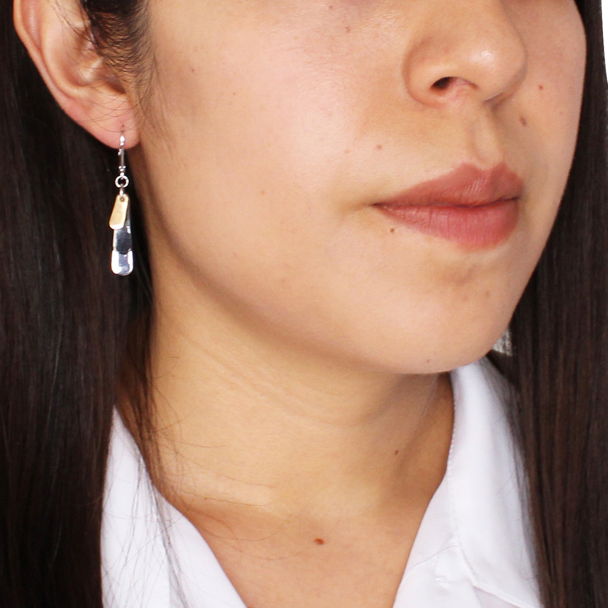 ARETES NINE WEST BASIC NW MIX METAL COMBINADO