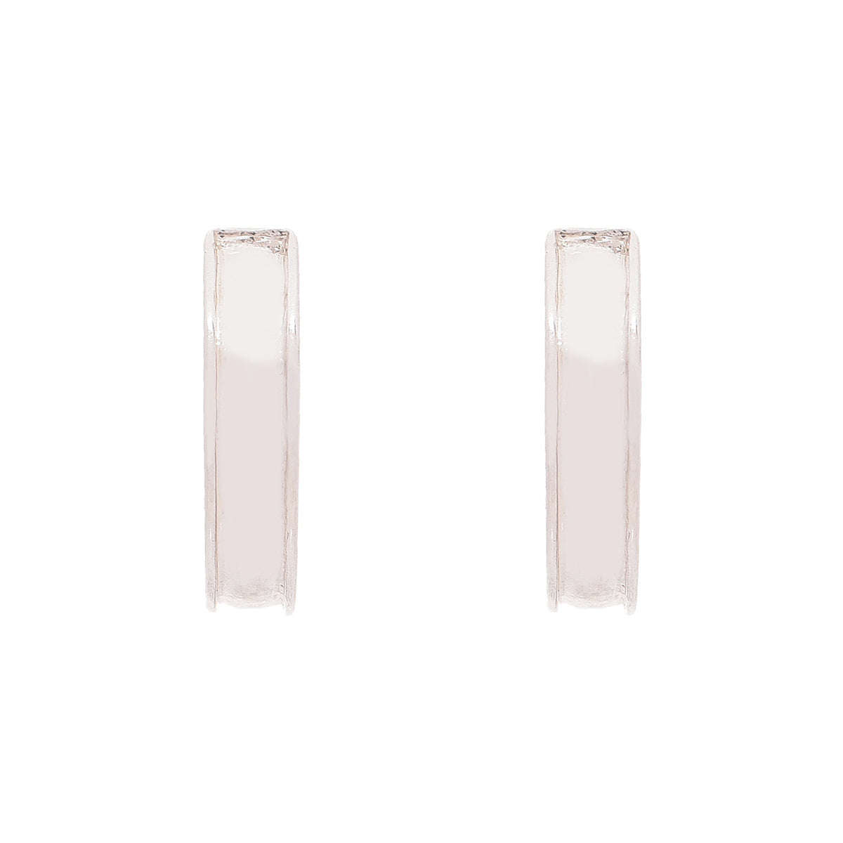 ARETES NINE WEST LOOPED IN HOOPS PLATEADO