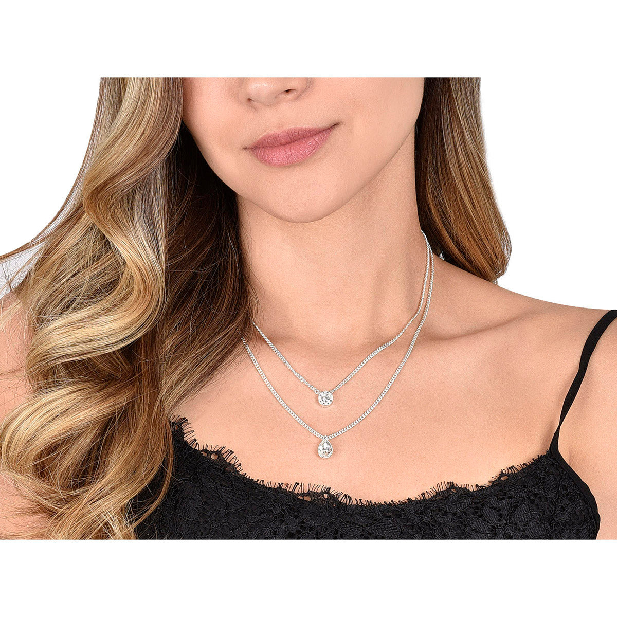 COLLAR DKNY DKNY BAS SILV SOC PLATEADO