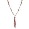 COLLAR NAPIER PINK MINK DORADO