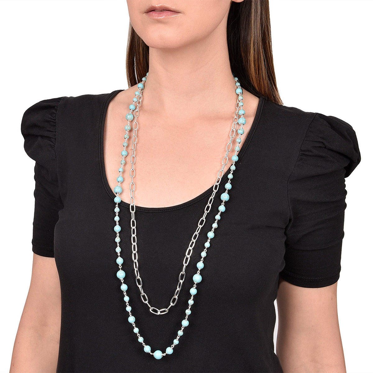 COLLAR RALPH LAUREN BOLTON PLATEADO