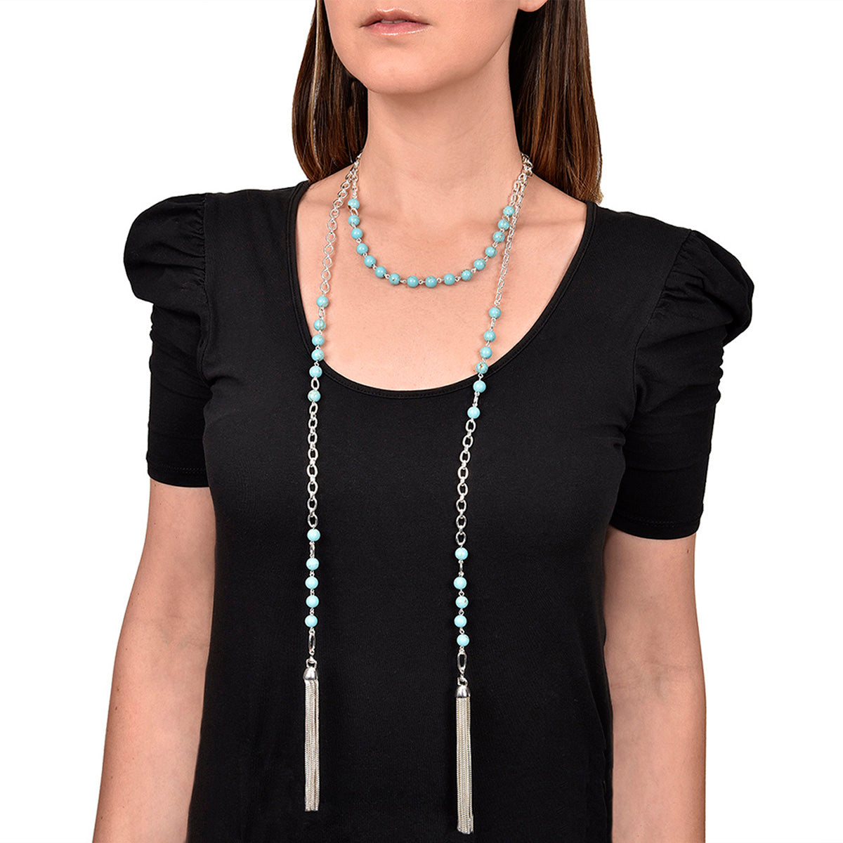COLLAR RALPH LAUREN BOLTON PLATEADO