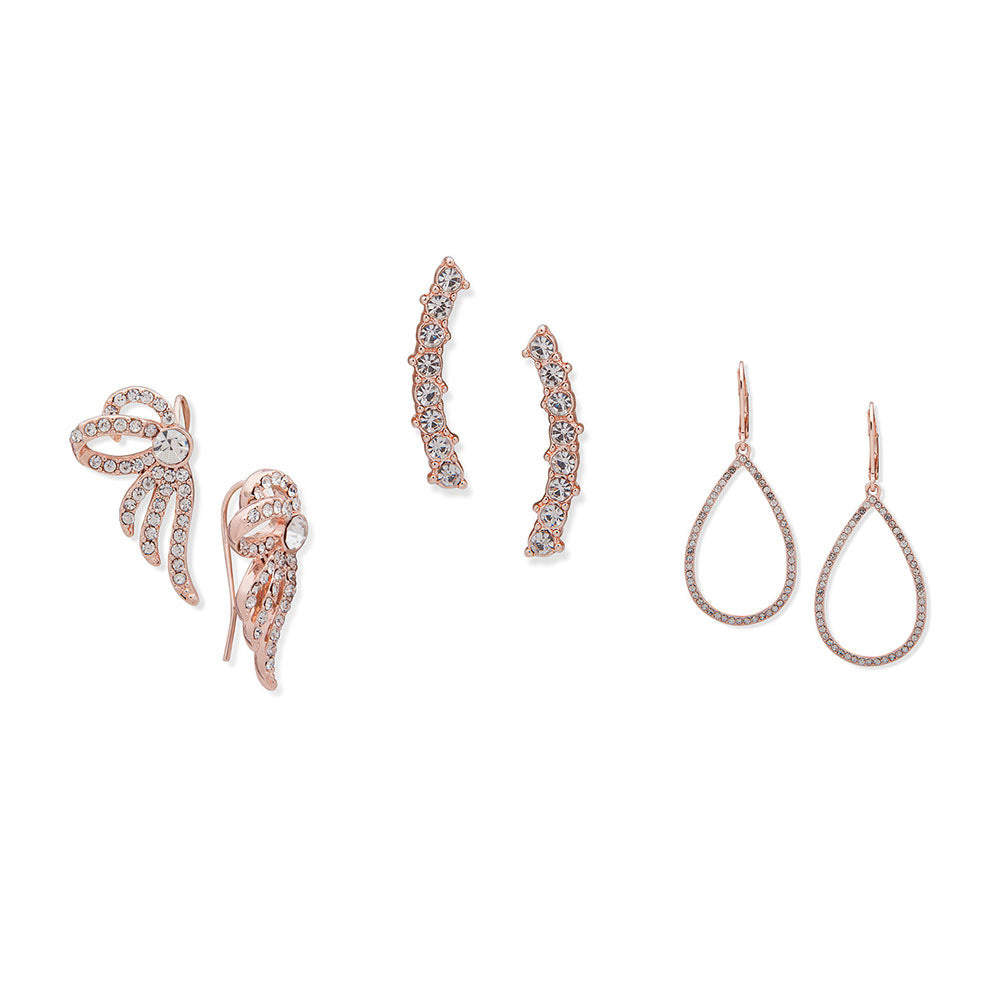 ARETES YOURE INVITED ORO ROSADO ORO ROSADO