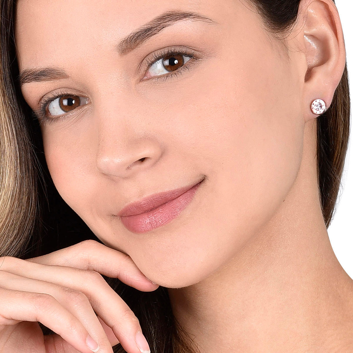 ARETES DKNY DKNY BAS ROSEGLD ORO ROSADO