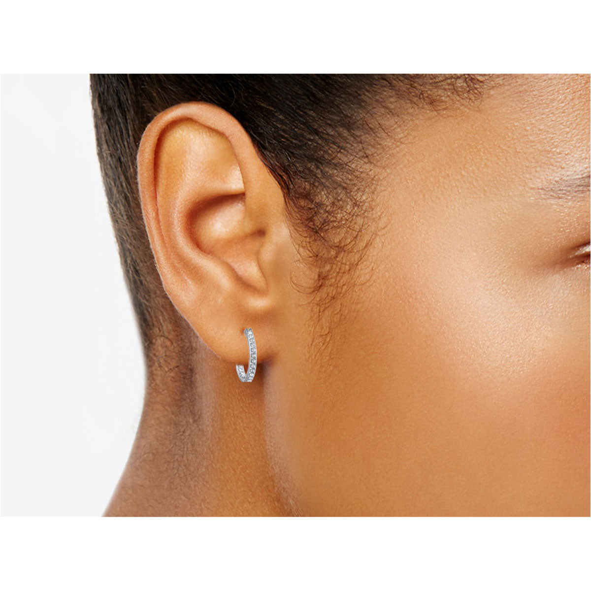 ARETES GIVENCHY BASIC SILVER PLATEADO