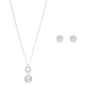 SET NINE WEST NWBOX SWRVSKI A18 PLATEADO