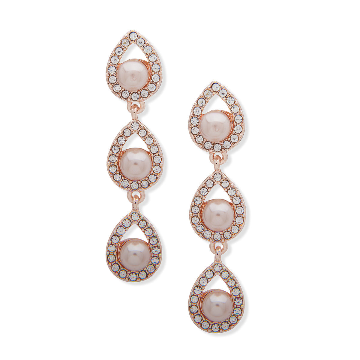 ARETES YOURE INVITED ROSE GOLD ORO ROSADO