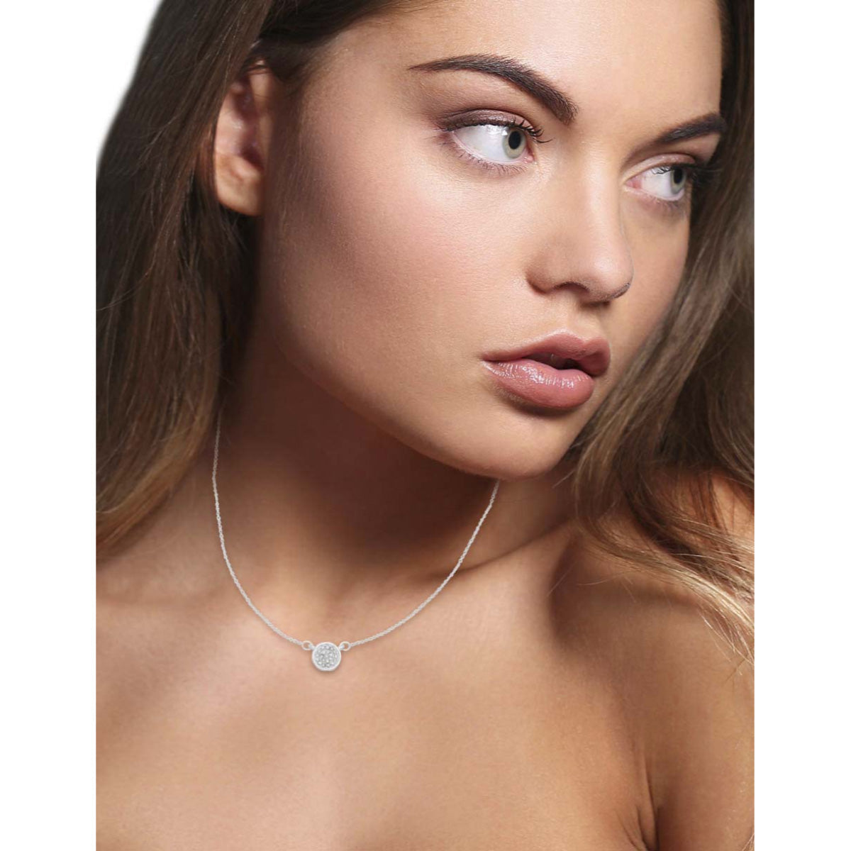 COLLAR YOURE INVITED SILVER PLATEADO