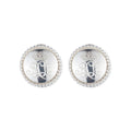 ARETES RALPH LAUREN HURLINGHAM PLATEADO