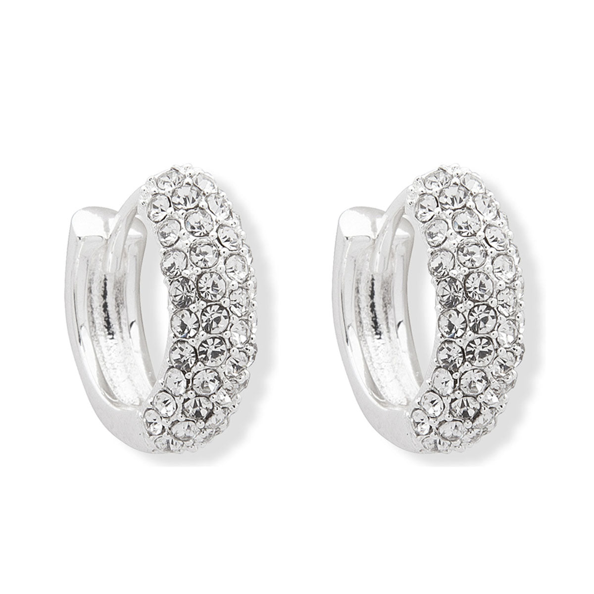 ARETES RALPH LAUREN BASICS SILVER PLATEADO