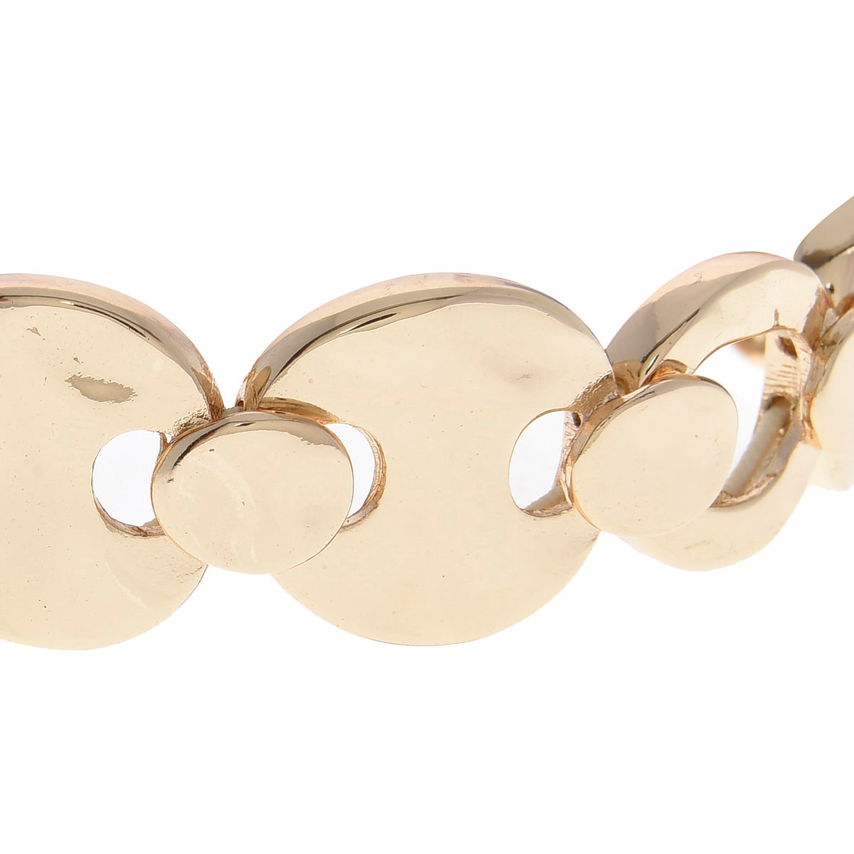 PULSERA NAPIER ROUND AND ROUND DORADO
