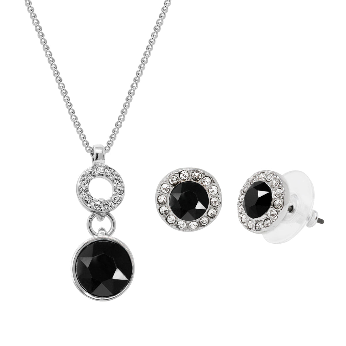 SET NINE WEST NW BOX SWRVSKI A19 PLATEADO