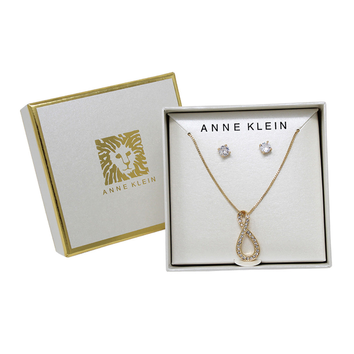 SET ANNE KLEIN AK BOX  BASIC F21 DORADO