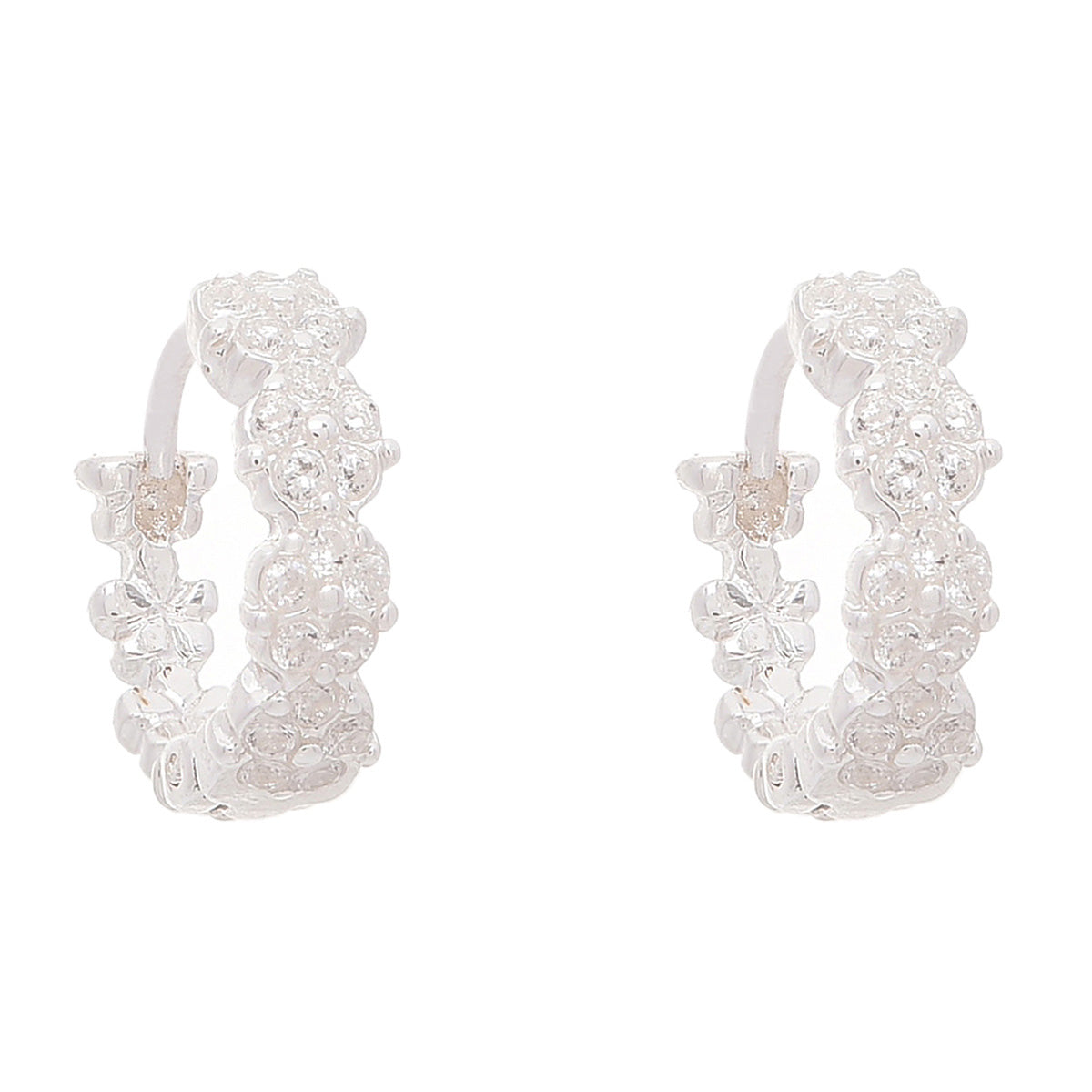 ARETES NAPIER NECESSITIES B PLATEADO