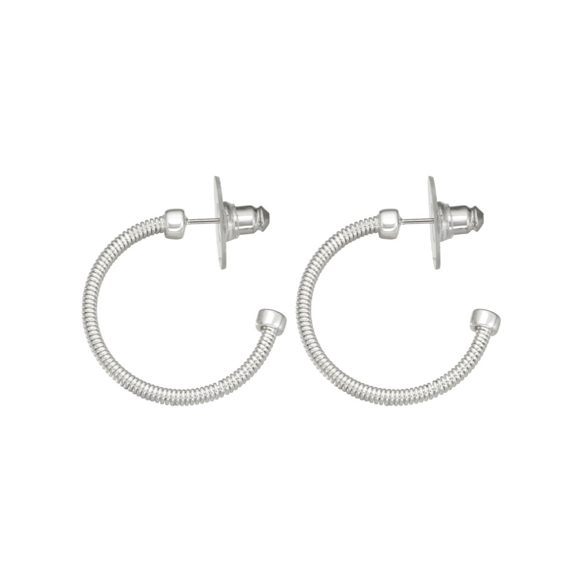 ARETES NAPIER CHAIN REACTION PLATEADO