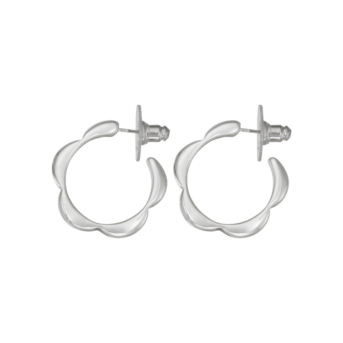 ARETES NAPIER FEB BASIC EARS 1 PLATEADO