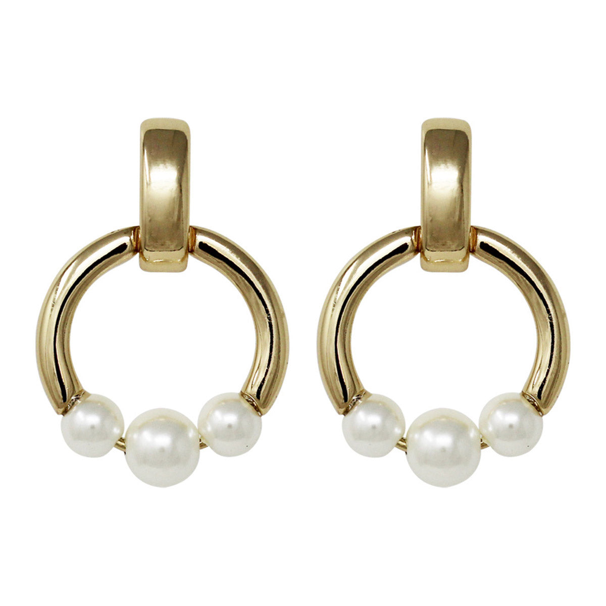 ARETES ANNE KLEIN SU20 BSC PRL UPDT DORADO
