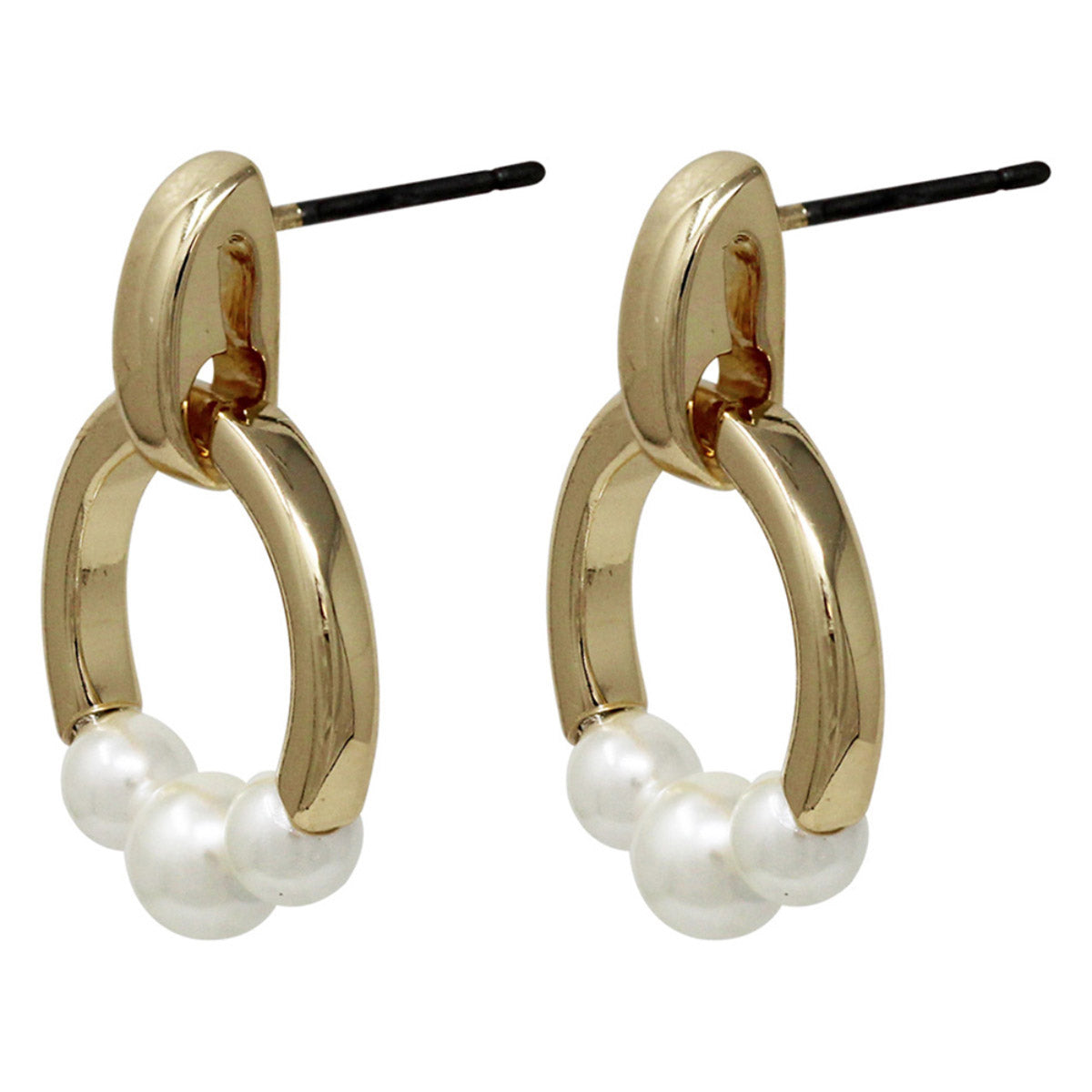 ARETES ANNE KLEIN SU20 BSC PRL UPDT DORADO