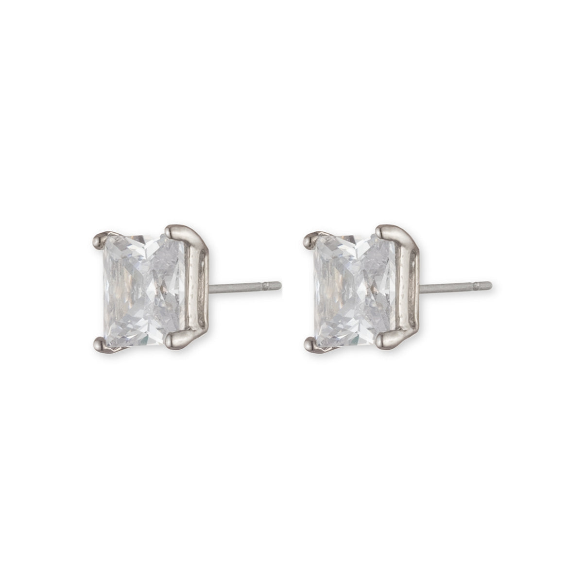 ARETES GIVENCHY CZ TOWER UPDATE PLATEADO