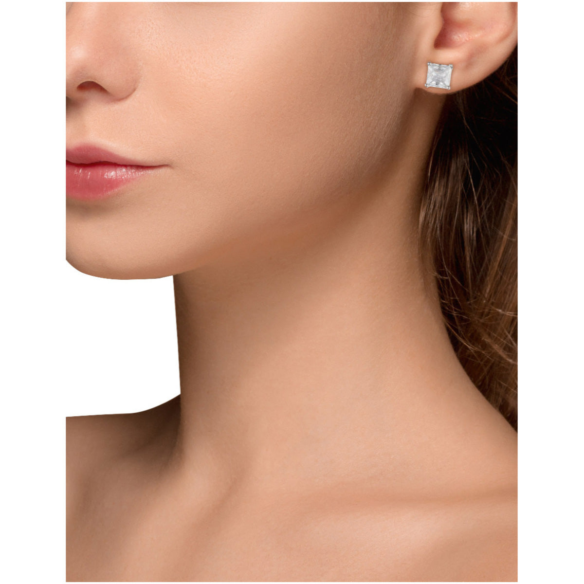 ARETES GIVENCHY CZ TOWER UPDATE PLATEADO