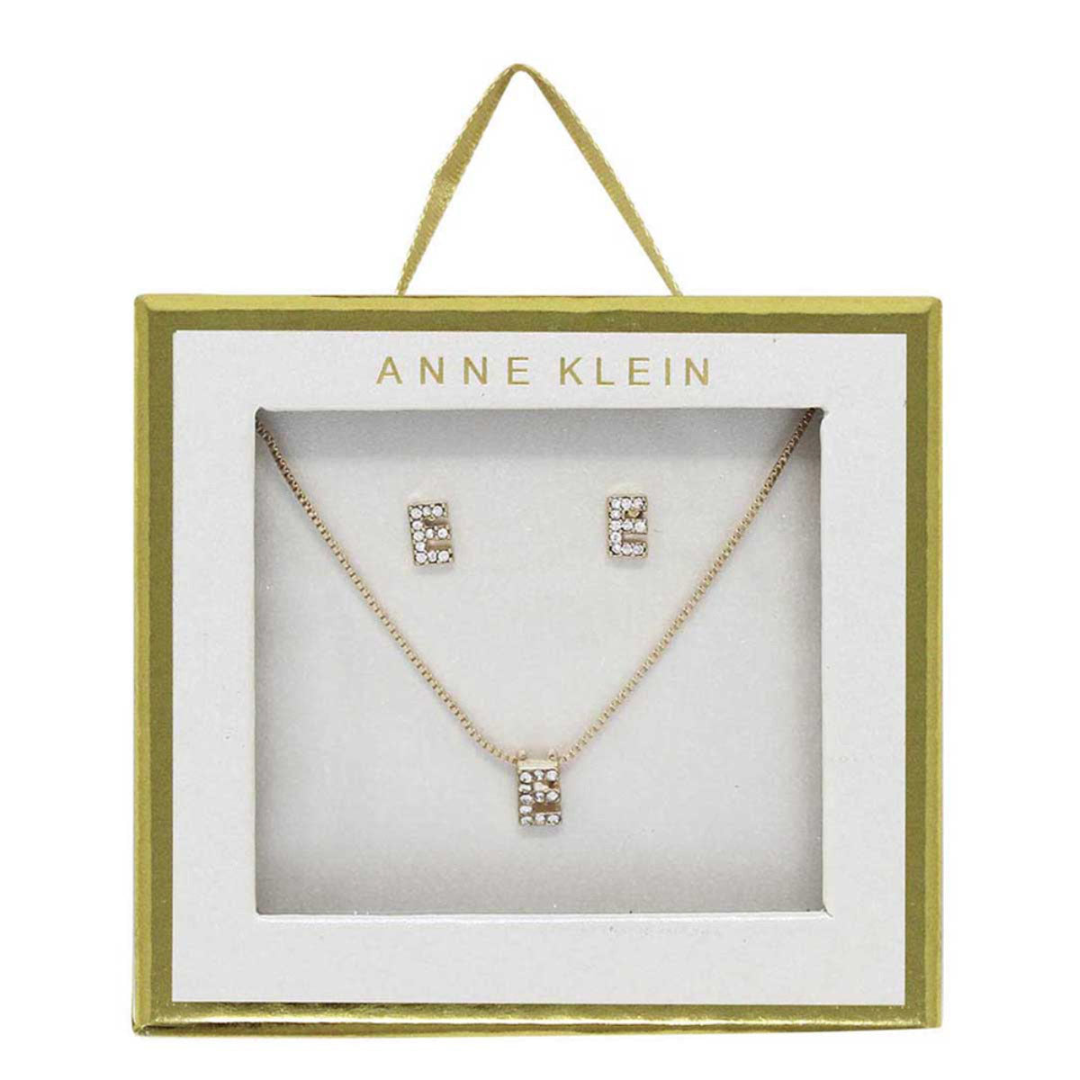 SET ANNE KLEIN AK BOX INTIAL RO F21 DORADO