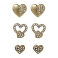 ARETES ANNE KLEIN TOUCH OF LOVE ORO