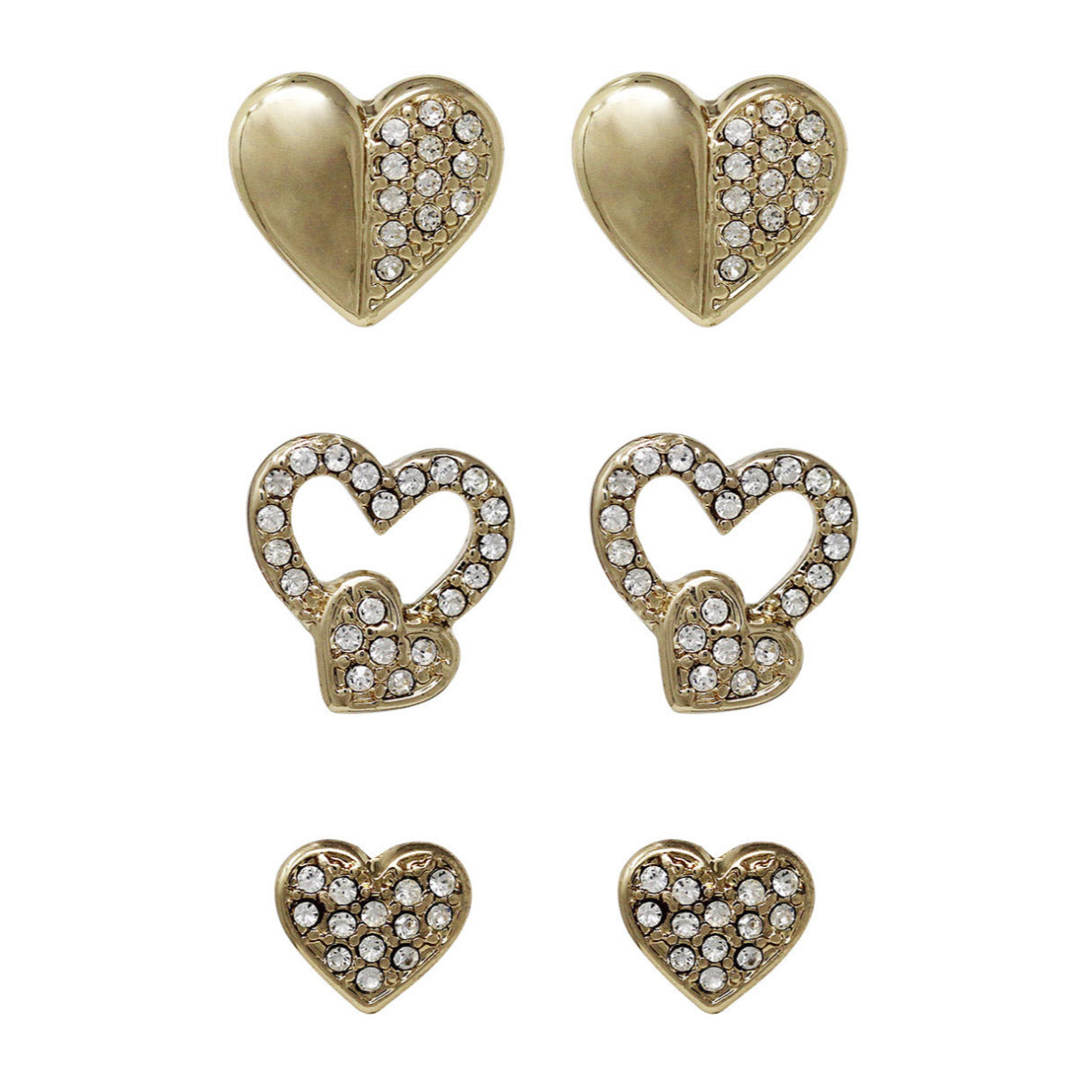 ARETES ANNE KLEIN TOUCH OF LOVE ORO