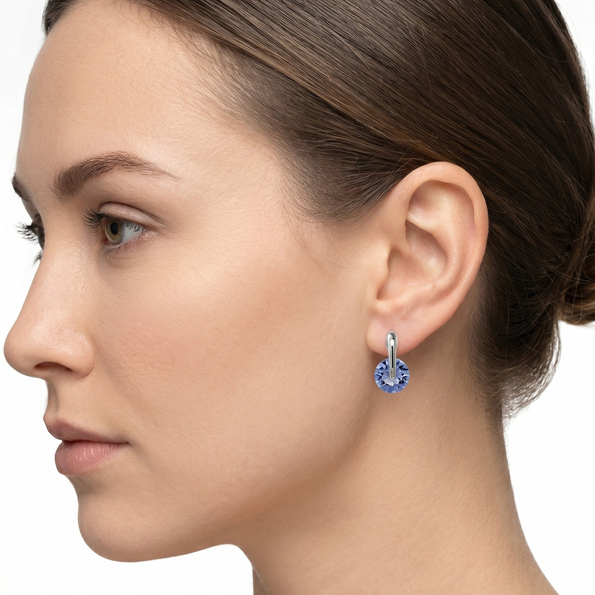 ARETES GIVENCHY COLOR PLATA FORMA BOTÃ“N 60563300