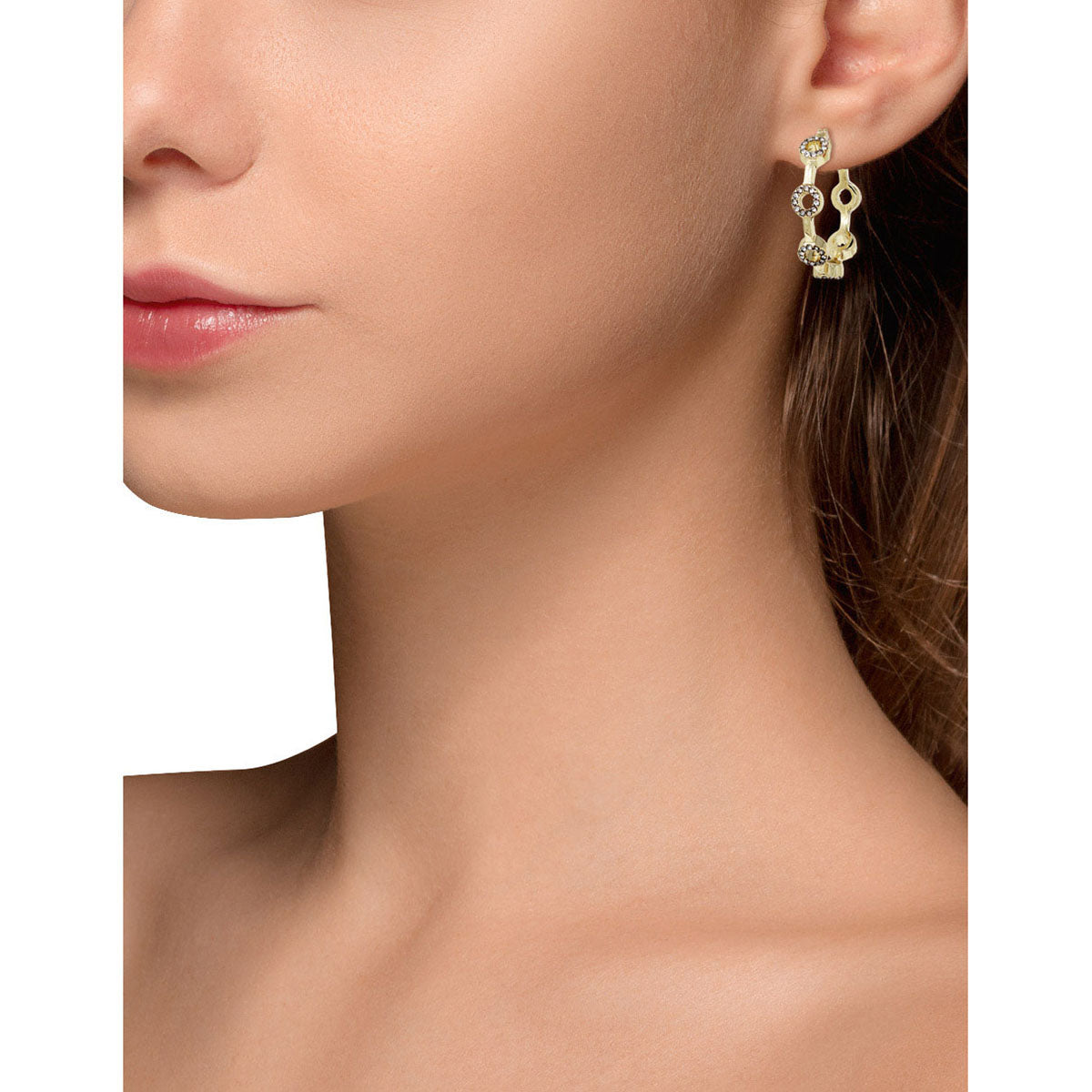 ARETES DKNY AMHERST DORADO