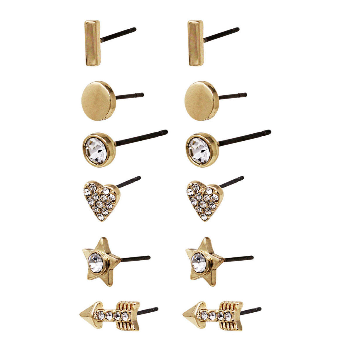 ARETES DKNY CORBIN DORADO