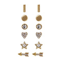 ARETES DKNY CORBIN DORADO
