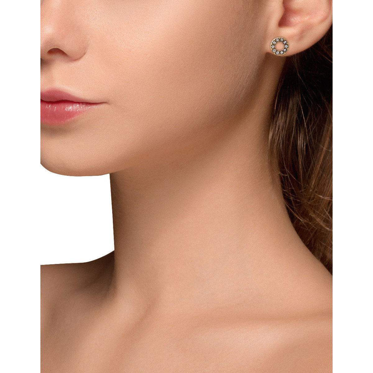ARETES DKNY CORBIN DORADO