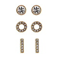 ARETES DKNY CORBIN DORADO