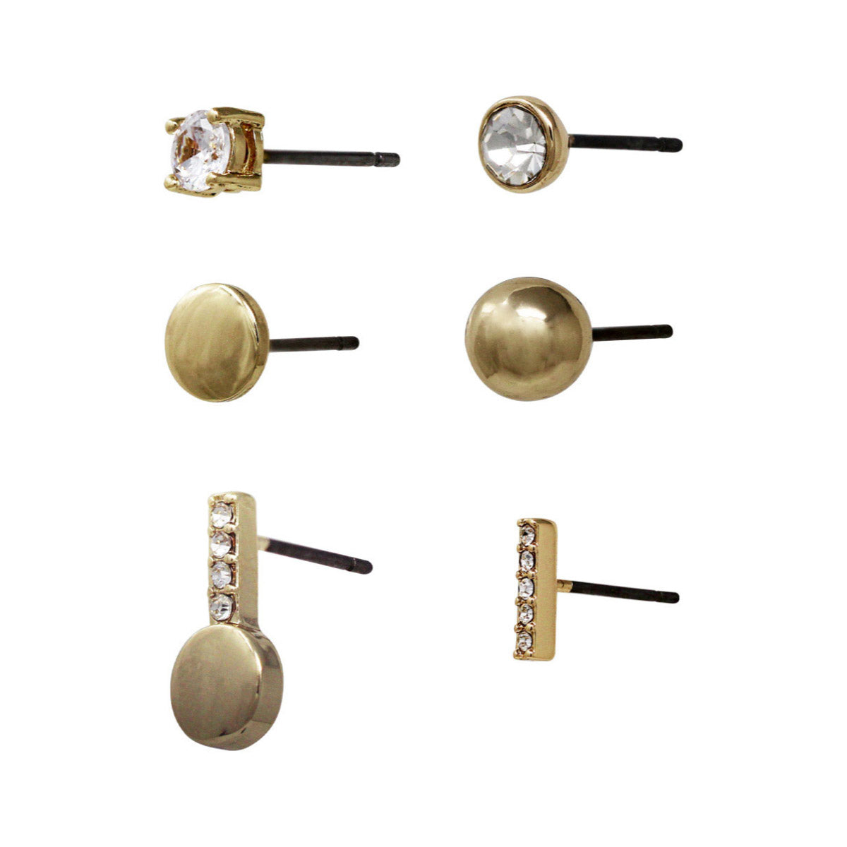 ARETES DKNY CORBIN DORADO