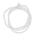 PULSERA NAPIER SILVER SPIRALS PLATEADO