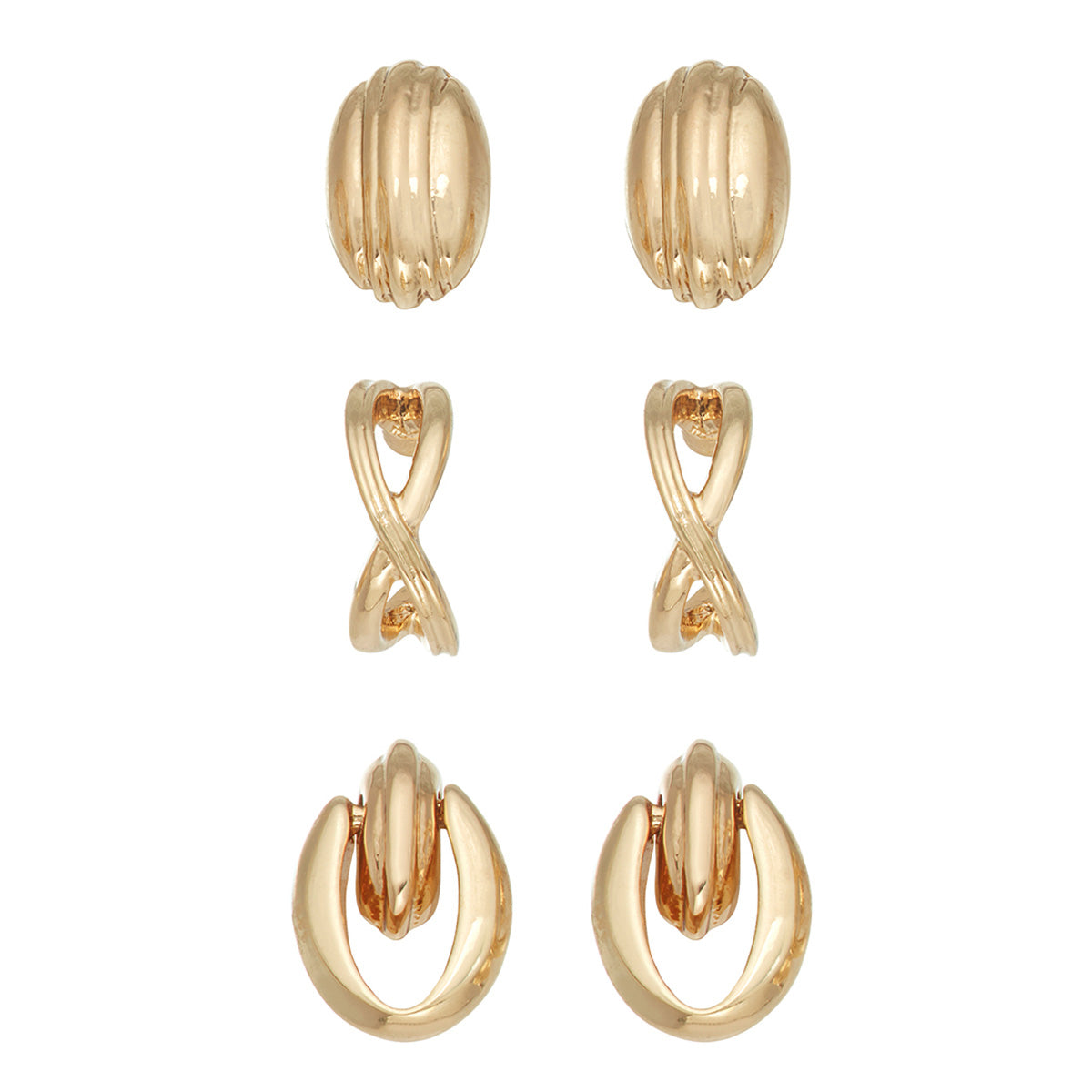 ARETES NAPIER F1 METAL EARS DORADO