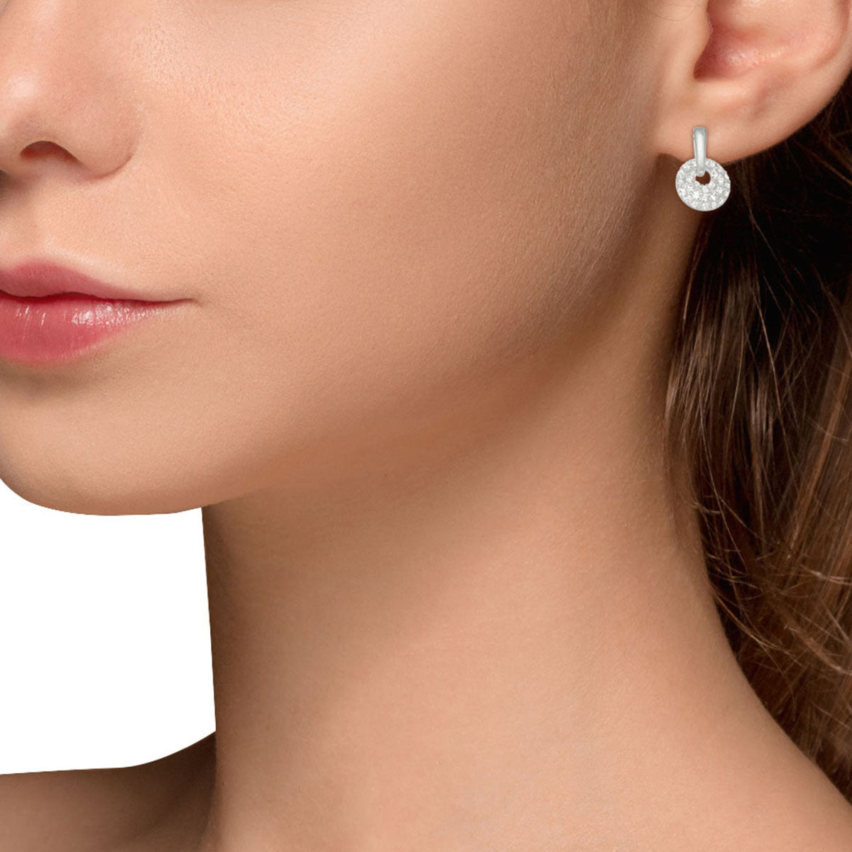 ARETES NAPIER F1 SOCIAL ERS PLATEADO