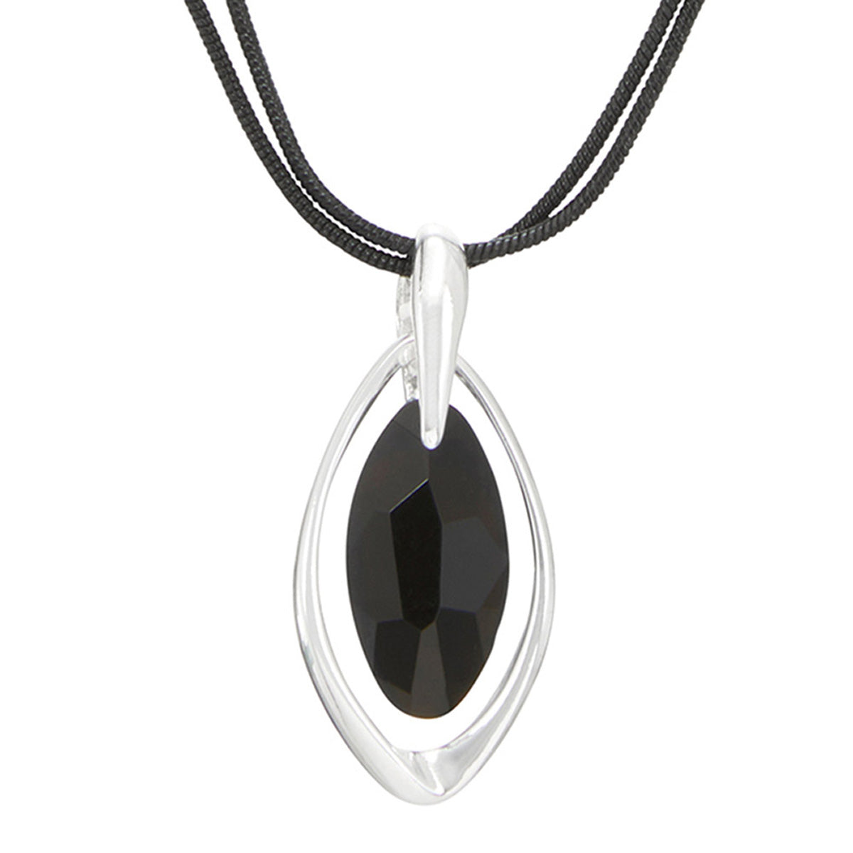 COLLAR NAPIER JET SETTER PLATEADO