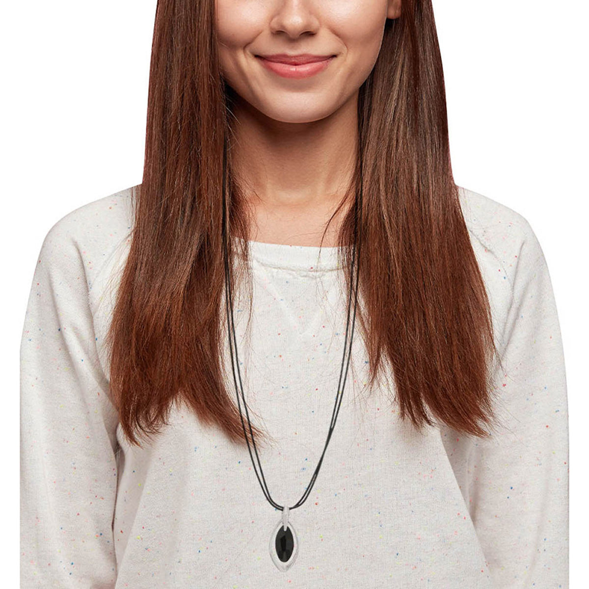 COLLAR NAPIER JET SETTER PLATEADO