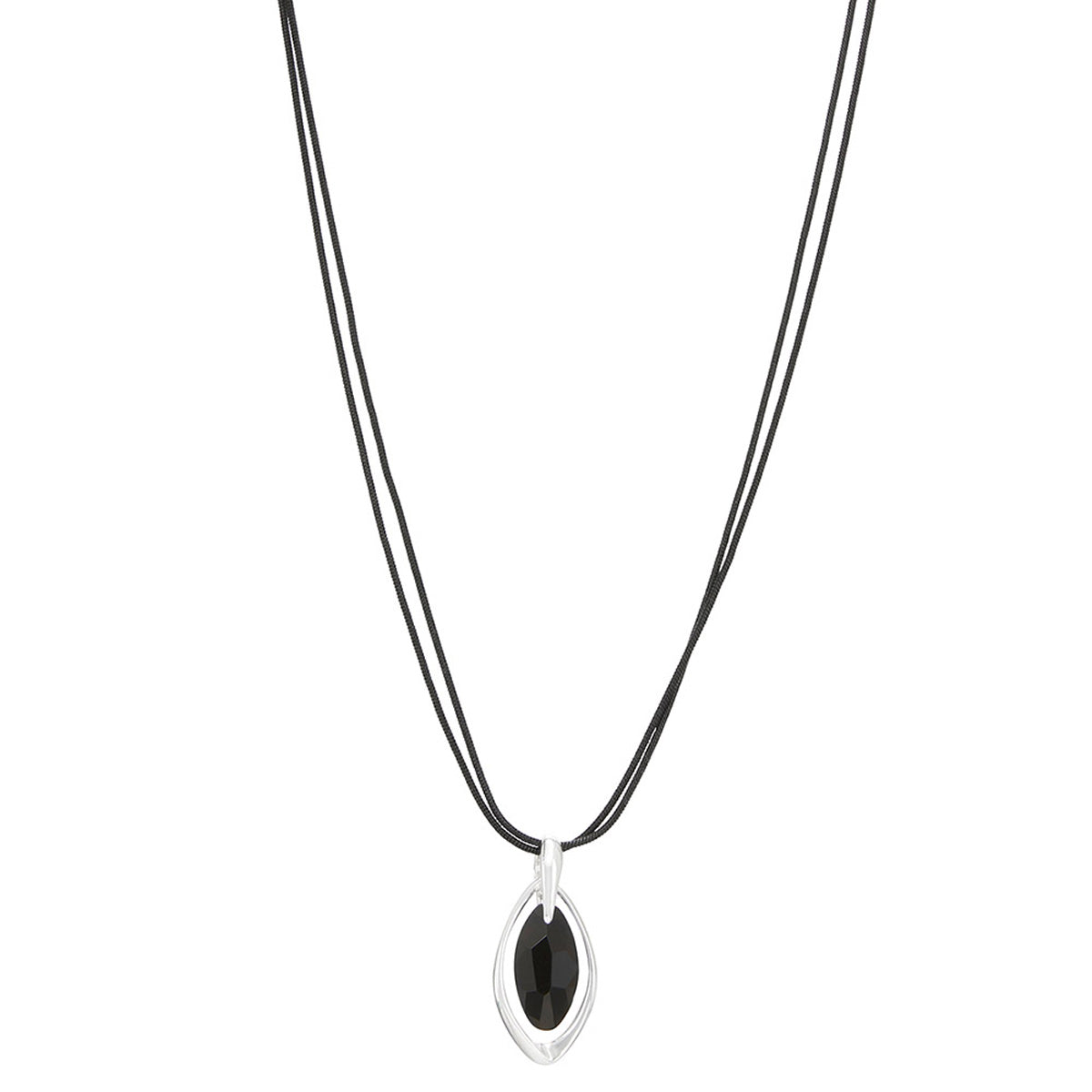 COLLAR NAPIER JET SETTER PLATEADO