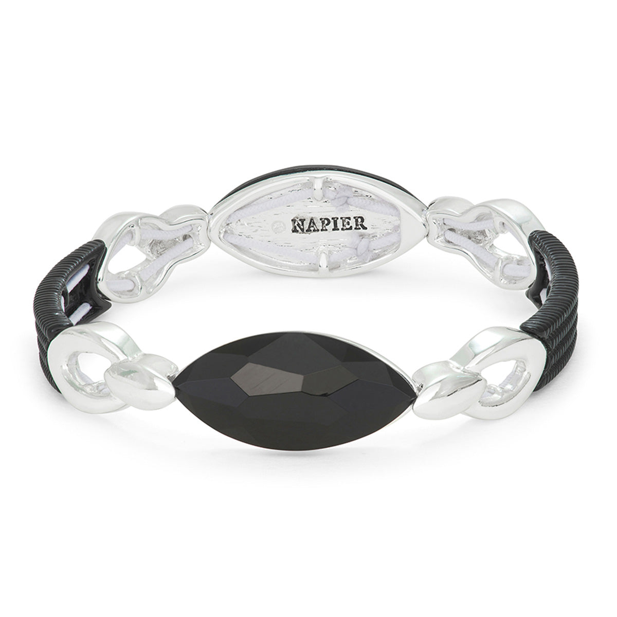 PULSERA NAPIER JET SETTER PLATEADO