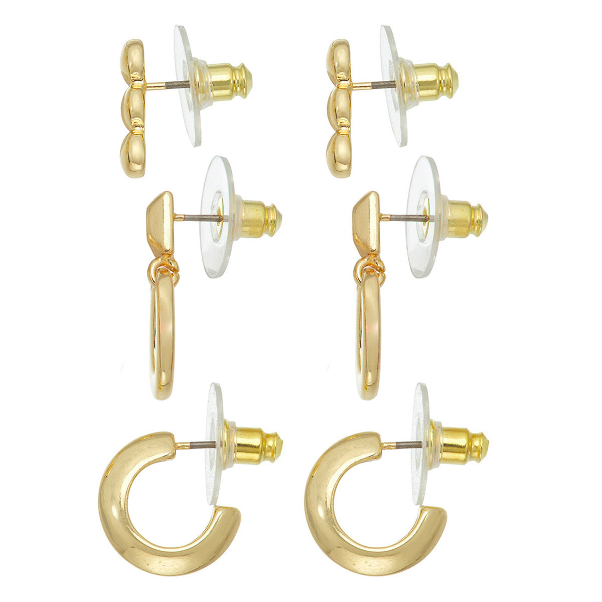 ARETES NAPIER F2 METAL EARS DORADO