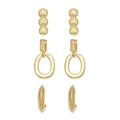 ARETES NAPIER F2 METAL EARS DORADO