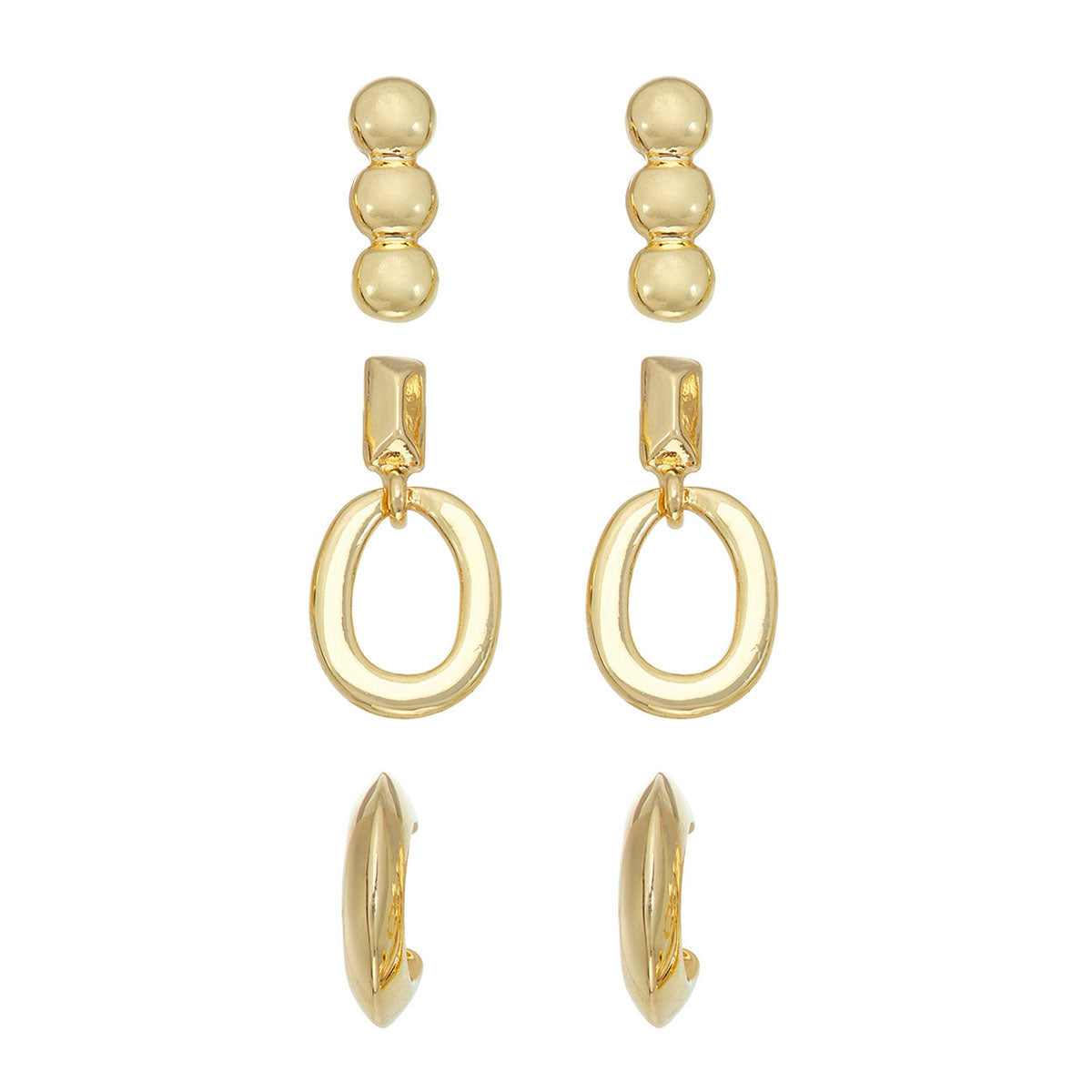 ARETES NAPIER F2 METAL EARS DORADO