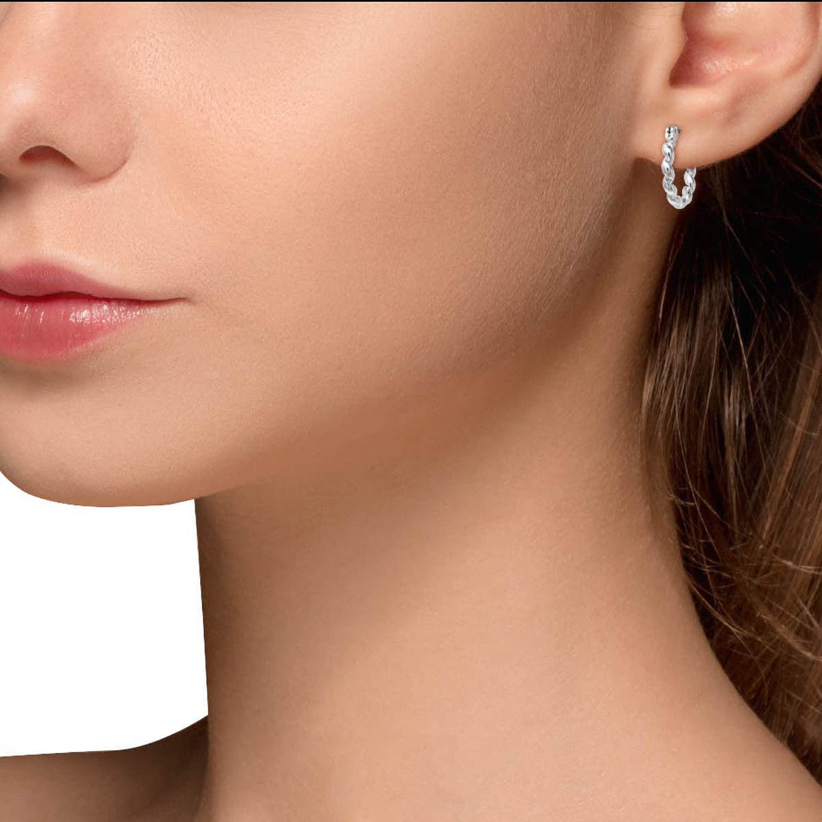 ARETES NAPIER F3 METAL EARS PLATEADO