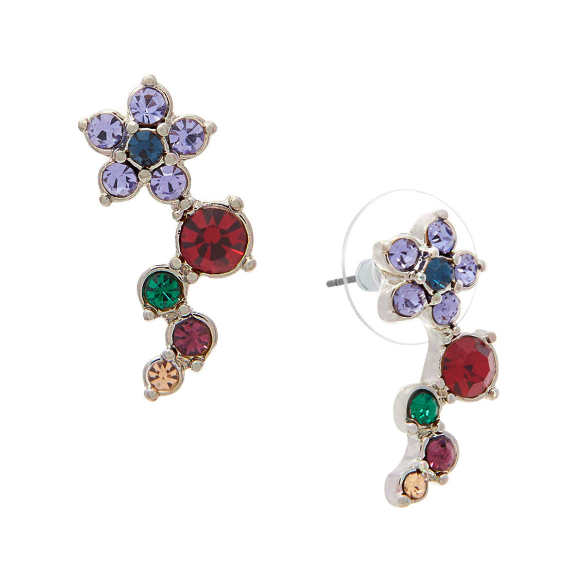 ARETES NAPIER M2 SOCIAL EARS PLATEADO