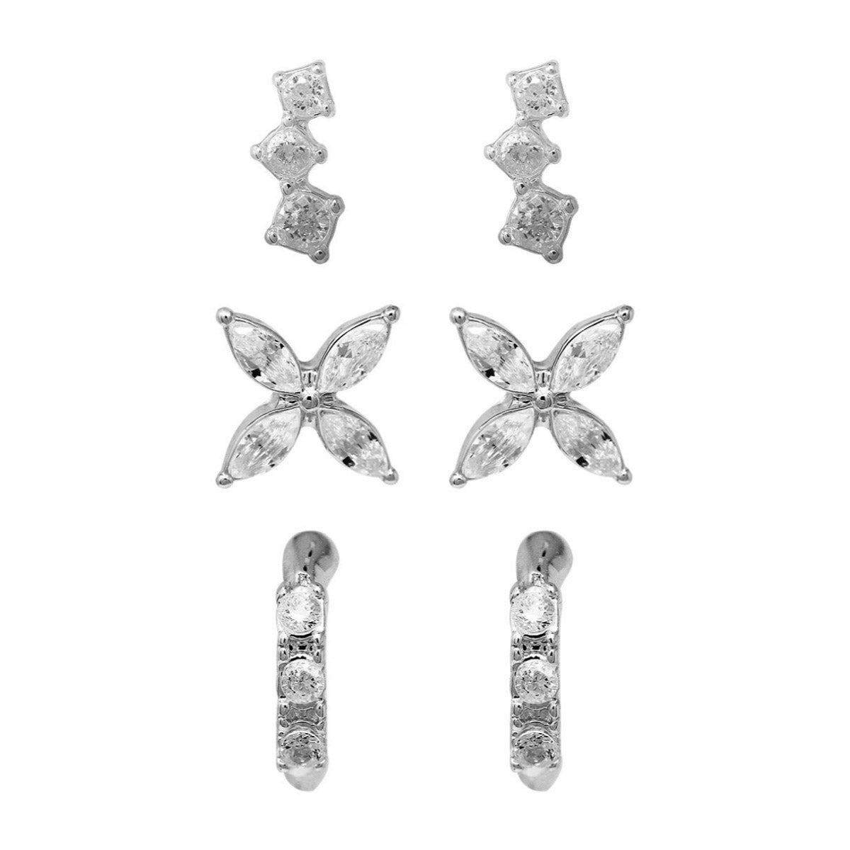 ARETES ANNE KLEIN BOX EAR SETS DORADO
