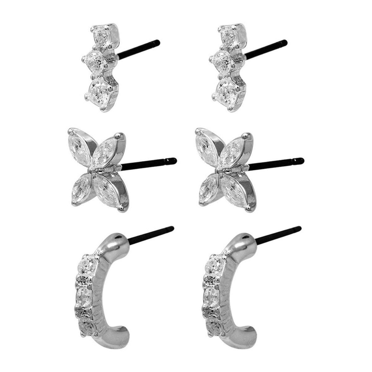 ARETES ANNE KLEIN BOX EAR SETS DORADO