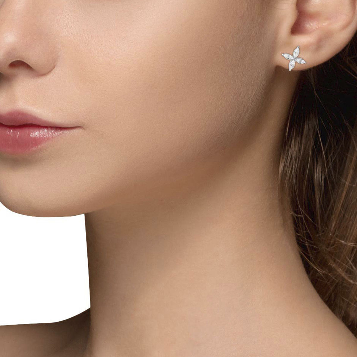 ARETES ANNE KLEIN BOX EAR SETS DORADO